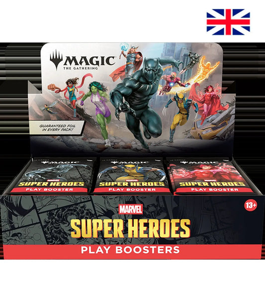 Play Booster Display (30 sobres) Marvel Super Heroes Inglés